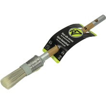 Ronde kwast maat 12 met houten handvat