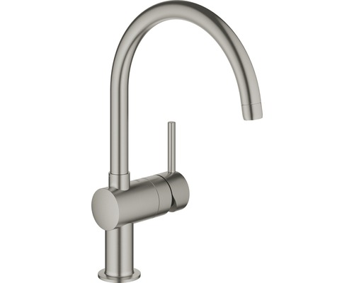 GROHE Keukenkraan Minta brushed hard graphite Metalen keukenkraan met hoge uitloop