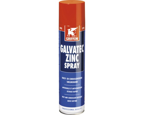 GRIFFON Galvatec® zincspray spuitbus 400 ml Griffon Galvactec zinkspray voor roest- en corrosiewering