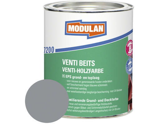 MODULAN 7200 Venti beits zijdeglans grijs RAL 7045 750 ml