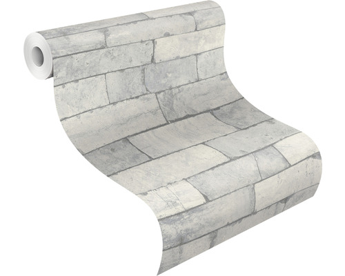 Behangrol met steenmotief