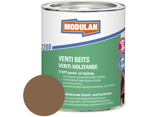 MODULAN 7200 Venti beits zijdeglans bruin 750 ml