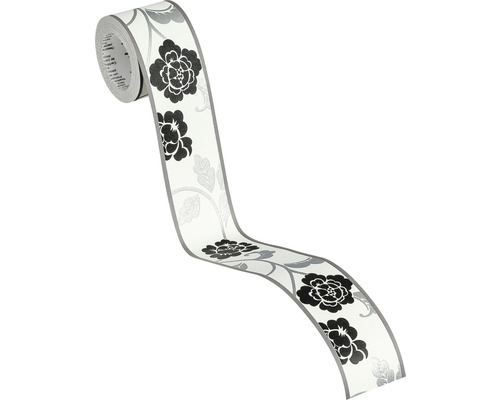 Behangrand met bloemmotief