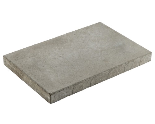 LUSIT Terrastegel met facet betongrijs 60 x 40 x 5 cm Enkele betontegel
