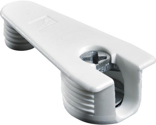 HETTICH Verbindingsbeslag VB 36/16, wit, met schroefplug, 10 stuks Excenterverbinder voor meubels