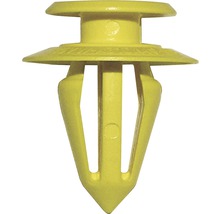Gele plastic klinknagel