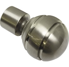 GARDINIA Chicago eindknop kogel rvs-optiek ø 20 mm 2 stuks
