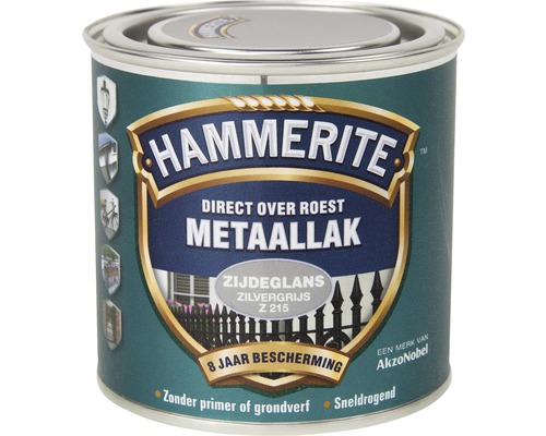 HAMMERITE Metaallak zijdeglans zilvergrijs Z215 250 ml