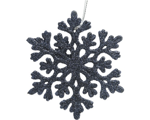Glitterende sneeuwvlok hanger als kerstdecoratie