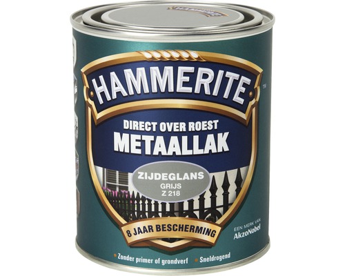 HAMMERITE Metaallak zijdeglans grijs Z218 750 ml