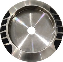 Metalen waterpijpkop met centraal gat
