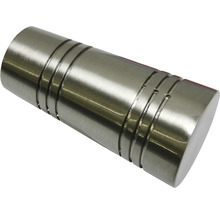 GARDINIA Chicago eindknop apollo rvs-optiek ø 20 mm 2 stuks