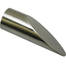 GARDINIA Chicago eindknop Elypse RVS ø 20 mm 2 stuks