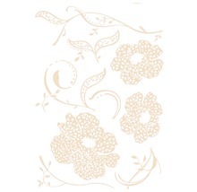 Illustratie met florale elementen en bloemen