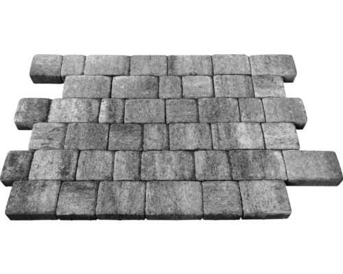 Straatsteen voor bestrating in meerdere formaten iWay Life zwart-wit dikte 6 cm Straatsteen voor bestrating in meerdere formaten iWay Life zwart-wit dikte 6 cm