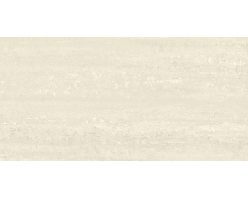 Close-up van een travertin tegel met horizontale nerf