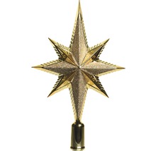 Gouden ster als kerstboompiek