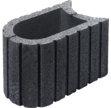 LUSIT Bloembak antraciet 28,4 x 20 x 20 cm
