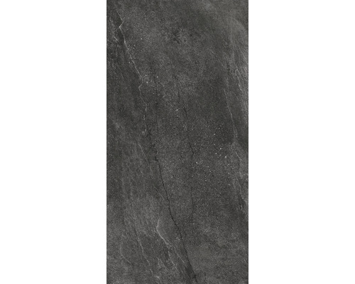 Donkere vloertegel met steenmotief