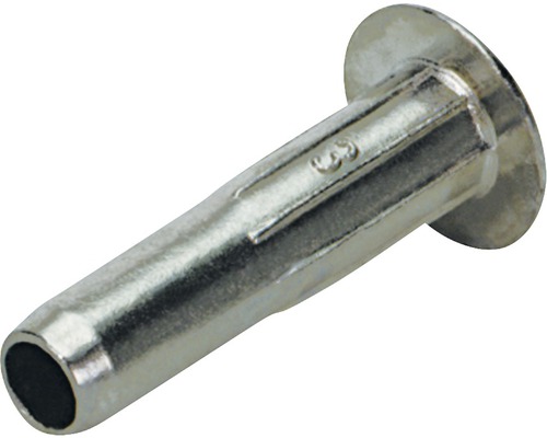 HETTICH Huls voor verbindingsschroef M4, vernikkeld, 50 stuks Metalen spreidplug