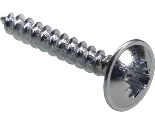 Metalen schroef met bolkop