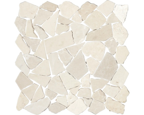 Mozaïektegel natuursteen Biancone 30,5x30,5 cm Mozaïektegel van natuursteen