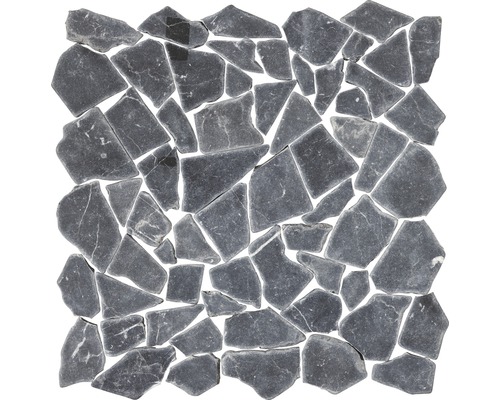 Mozaïektegel natuursteen Nero Marquinia 30,5x30,5 cm