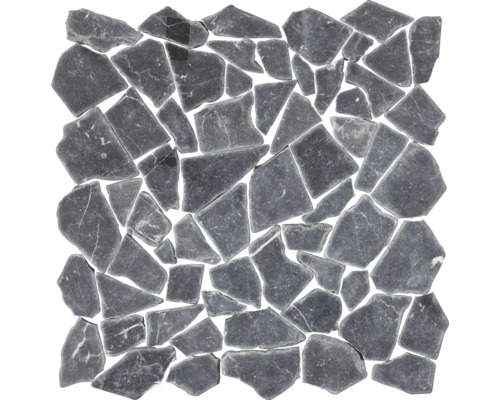 Mozaïektegel natuursteen Nero Marquinia 30,5x30,5 cm Mozaïektegel van natuursteen