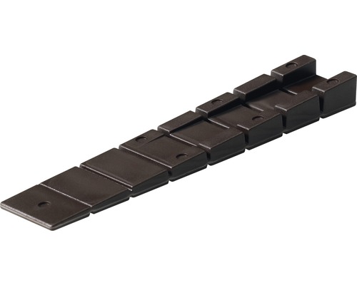 HETTICH Deurwig knipbaar 100x20x8 mm kunststof bruin, 50 stuks Schakelband van kunststof
