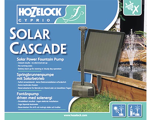 Hozelock Cascade 300 solar