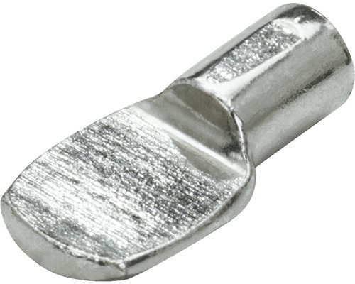 HETTICH Plankdrager lepelvormig vernikkeld 7/8 mm, 40 stuks Legborddrager van metaal