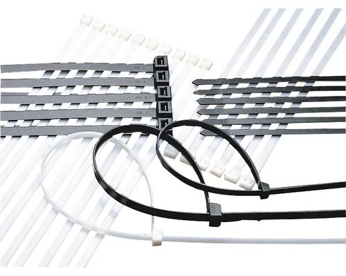 HAUPA Kabelbinder UV-bestendig 203x2,5 mm zwart, 25 stuks