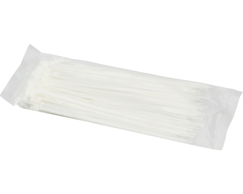 Verpakking met witte kabelbinders