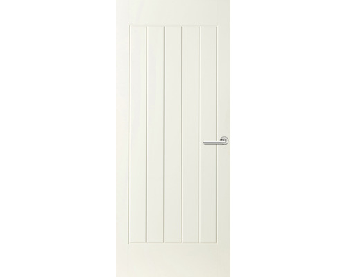 PERTURA Binnendeur retro 413 opdek links wit gegrond 83x201,5 cm