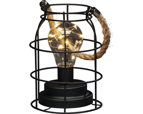 Decoratieve lamp met kooiontwerp en geïntegreerde gloeilamp