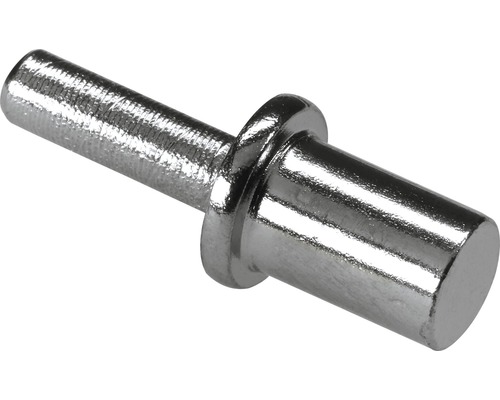 HETTICH Insteek-plankdrager, vernikkeld 3/5 mm, 100 stuks Metalen pin met kraag