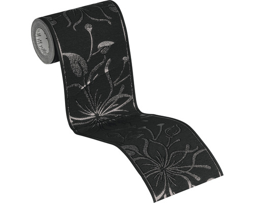 Behangrand met bloemmotief op rol