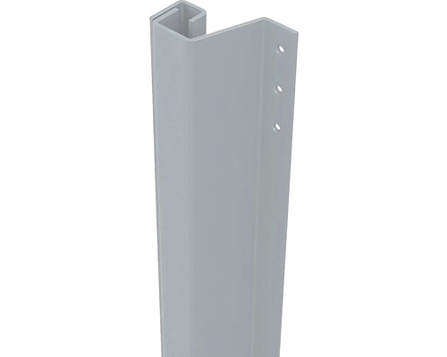 SECUSTRIP Anti-inbraakstrip Plus achterdeur 7-13 mm, 2300 mm grijs RAL7040 Paal voor hekken met boorgaten