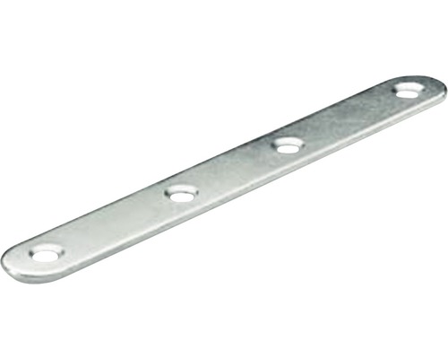 HETTICH Verbindingsplaat, roestvrij staal, 80 x 15 mm, 50 stuks Metalen verbindingsstuk met gaten