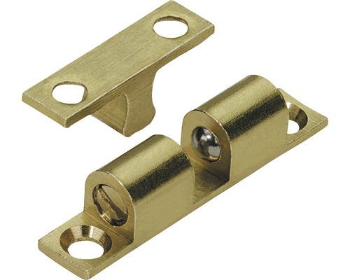 HETTICH Kogelsnapper messing, 9x49 mm, 10 stuks Metalen kogelvanger, tweedelig