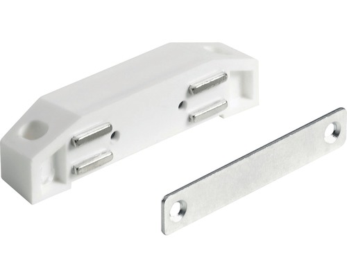 HETTICH Magneetsluiting XXL wit (max. 10 kg), 10 stuks Magneetcontact voor alarmsysteem met montageplaat