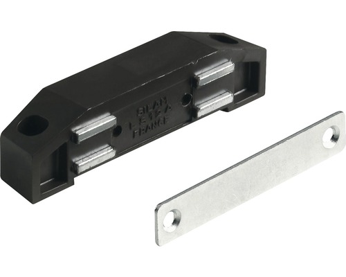 HETTICH Magneetsluiting XXL bruin (max. 10 kg), 10 stuks Magnetische deurvanger met tegenplaat