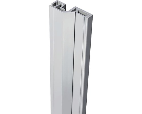 SECUSTRIP Anti-inbraakstrip Style achterdeur 3-5 mm, 2150 mm grijs RAL7040 Aluminium deurkozijnprofiel