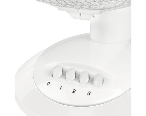 Detailweergave van de schakelaars op een ventilator