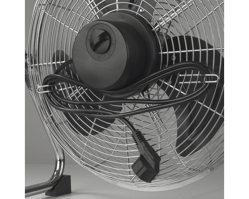 Detailopname van een ventilator met snoer