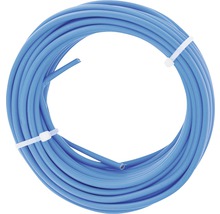 Opgerolde blauwe elektriciteitskabel