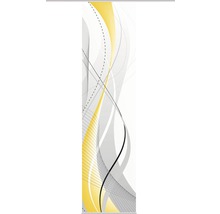 Roll-up display met abstract ontwerp voor reclame en presentaties