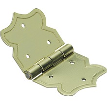 HETTICH Kistscharnier, vermessingd 20 x 47 mm, 20 stuks