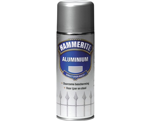 Hammerite aluminium spuitbus voor metaal