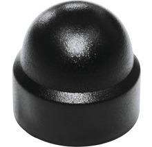 DRESSELHAUS Afdekkap zeskantbout rond model Ø 6 mm kunststof zwart, 50 stuks